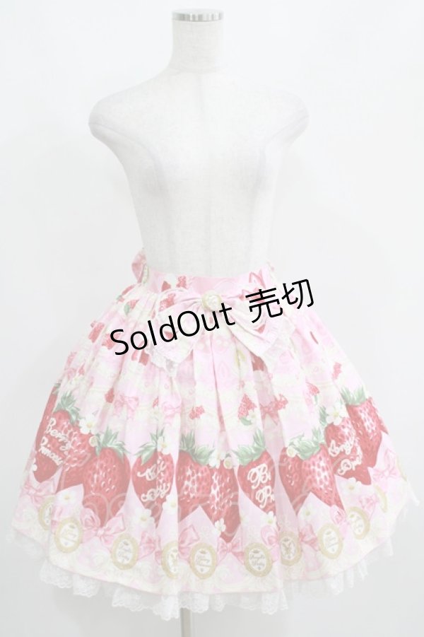 画像4: Angelic Pretty / Melty Berry Princess スカート Free ピンク H-25-04-05-026-AP-SK-NS-ZH (4)