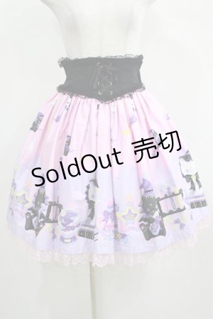 画像: Angelic Pretty / Magical Milk Catsスカート Free ピンク H-25-04-05-030-AP-SK-NS-ZH