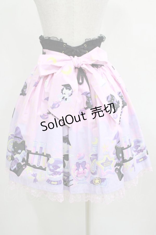 画像3: Angelic Pretty / Magical Milk Catsスカート Free ピンク H-25-04-05-030-AP-SK-NS-ZH (3)