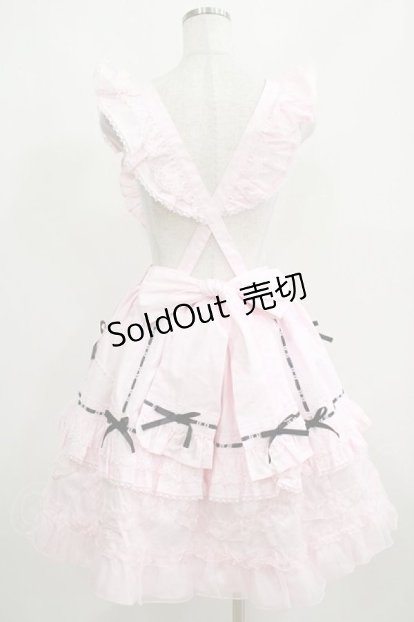 画像3: Angelic Pretty / Heart胸あて付スカート(無地) Free ピンク H-25-04-05-036-AP-SK-NS-ZH (3)