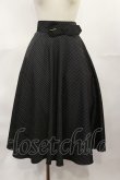 画像1: an another angelus / 変形バックルベルトサーキュラースカート Free BLACK H-25-04-05-1006-CA-SK-NS-ZH (1)