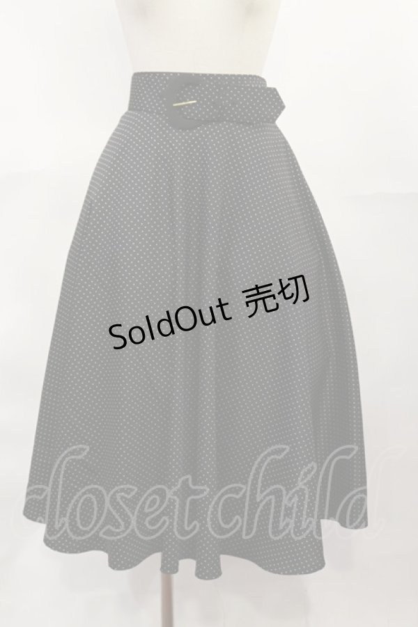 画像1: an another angelus / 変形バックルベルトサーキュラースカート Free BLACK H-25-04-05-1006-CA-SK-NS-ZH (1)