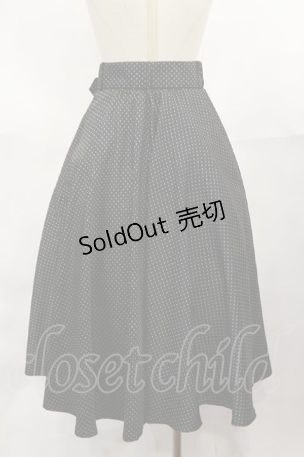画像2: an another angelus / 変形バックルベルトサーキュラースカート Free BLACK H-25-04-05-1006-CA-SK-NS-ZH (2)