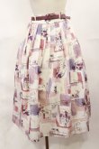 画像1: an another angelus / ペインティングアート柄タックスカート Free MAUVE H-25-04-05-1007-CA-SK-NS-ZH (1)