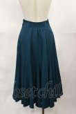 画像2: F&A / フロントレースアップミドル丈ナローフレアースカート Free BLUE GREEN H-25-04-05-1009-LO-SK-NS-ZH (2)