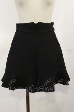 画像: Fi.n.t / ハイウエストフレアーショートパンツ Free BLACK H-25-04-05-1011-CA-PA-NS-ZH