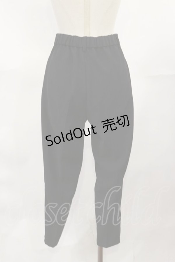 画像2: an another angelus / パール釦使いシガレットパンツ サイズ1 BLACK H-25-04-05-1012-CA-PA-NS-ZH (2)