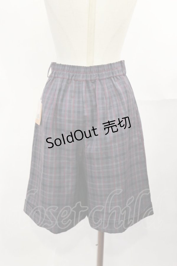 画像2: Fi.n.t / チェックバミューダパンツ Free NAVY×RE H-25-04-05-1016-CA-PA-NS-ZH (2)