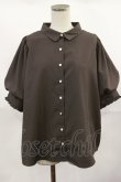 画像1: axes femme / ボリューム袖ブラウス M ブラウン H-25-04-05-1024-AX-BL-NS-ZH (1)