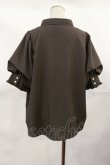 画像2: axes femme / ボリューム袖ブラウス M ブラウン H-25-04-05-1024-AX-BL-NS-ZH (2)
