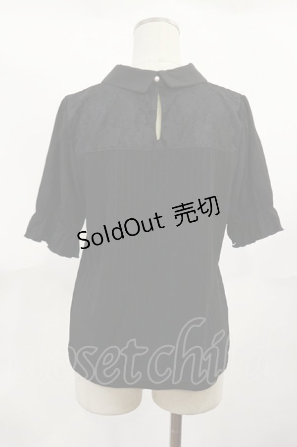画像2: axes femme / ベルト付リブトップス Free ブラック H-25-04-05-1025-AX-TO-NS-ZH (2)