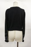 画像2: m petit by misako / AM バラレースニットカーディガン M ブラック H-25-04-05-1029-LO-TO-NS-ZH (2)