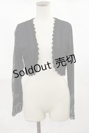 画像: axes femme / レースボレロ M ブラック H-25-04-05-1031-AX-TO-NS-ZH