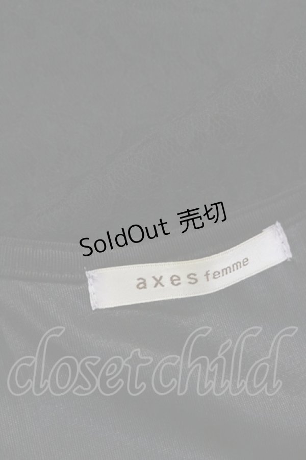 画像3: axes femme / レースボレロ M ブラック H-25-04-05-1031-AX-TO-NS-ZH (3)