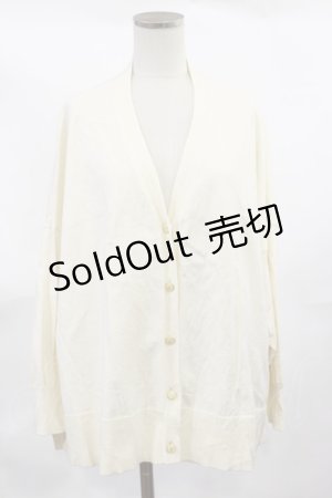 画像: an another angelus / ローズ釦ポンチョ風ニットカーディガン Free IVORY H-25-04-05-1032-CA-TO-NS-ZH