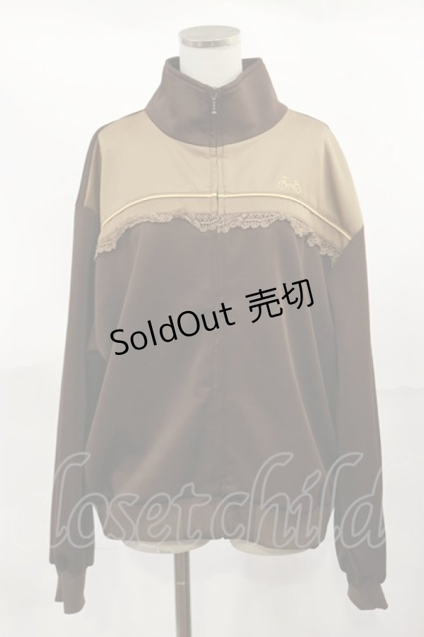 画像1: Fi.n.t / レース使いトラックジャケット Free BROWN H-25-04-05-1035-CA-TO-NS-ZH (1)
