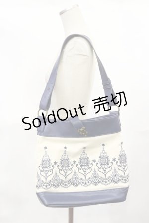 画像: axes femme / キャンバス刺繍バッグ Free ネイビー H-25-04-05-1036-AX-BG-NS-ZH