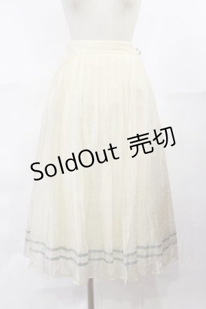 画像: F i.n.t / ライン使いシアータックスカート Free IVORY H-25-04-05-1004-CA-SK-NS-ZH