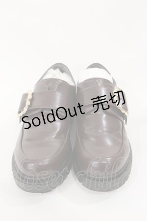 画像: axes femme POETIQUE / バックルデザインシューズ M ブラウン H-25-04-05-1042-AX-SH-NS-ZH