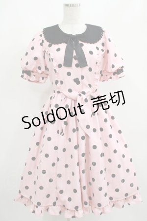 画像: Angelic Pretty / Polka Dotsワンピース Free ピンク H-25-04-05-006-AP-OP-NS-ZH