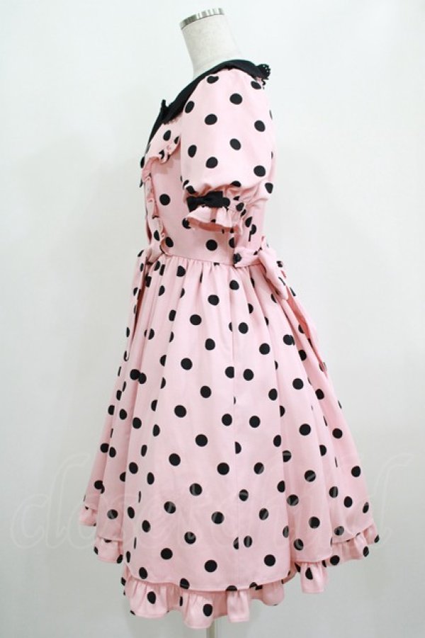 画像2: Angelic Pretty / Polka Dotsワンピース Free ピンク H-25-04-05-006-AP-OP-NS-ZH (2)
