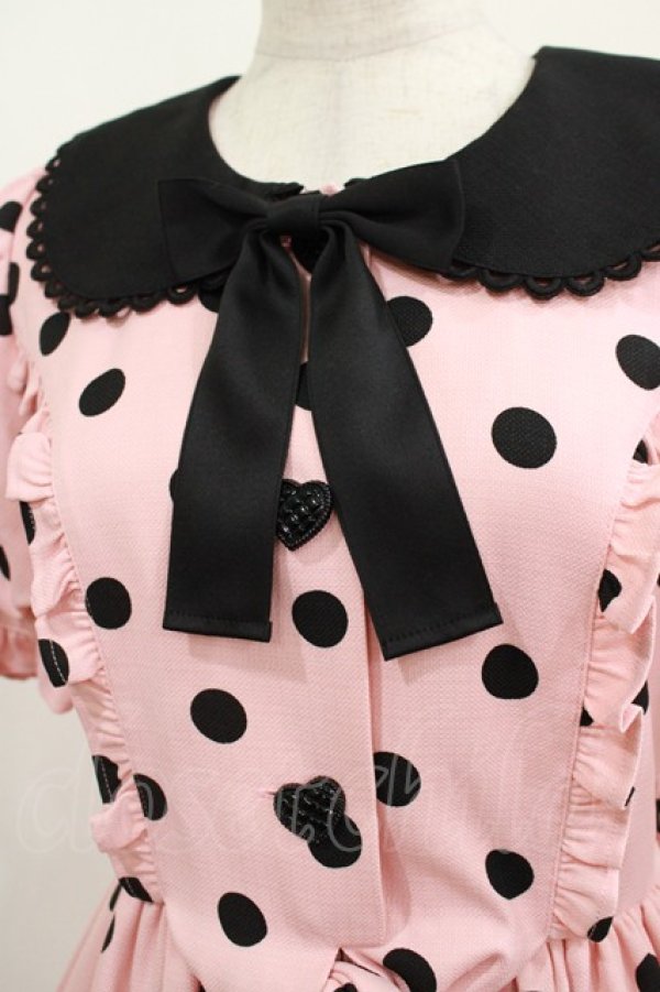 画像4: Angelic Pretty / Polka Dotsワンピース Free ピンク H-25-04-05-006-AP-OP-NS-ZH (4)