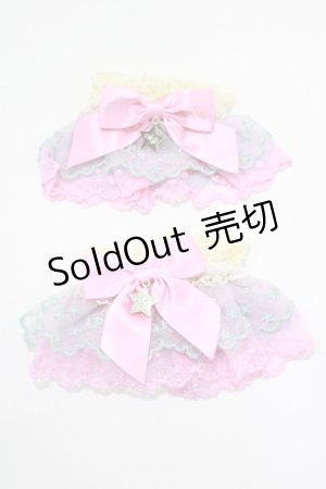 画像: Angelic Pretty / カラフルStarお袖とめ  イエロ‐/ミント/ピンク H-25-04-05-061-AP-ZA-NS-ZH