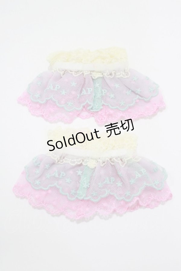 画像2: Angelic Pretty / カラフルStarお袖とめ  イエロ‐/ミント/ピンク H-25-04-05-061-AP-ZA-NS-ZH (2)