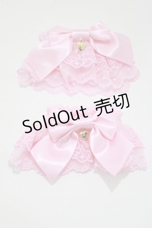画像: Angelic Pretty / Cute Ribbonお袖とめ  ピンク/ピンク H-25-04-05-062-AP-ZA-NS-ZH