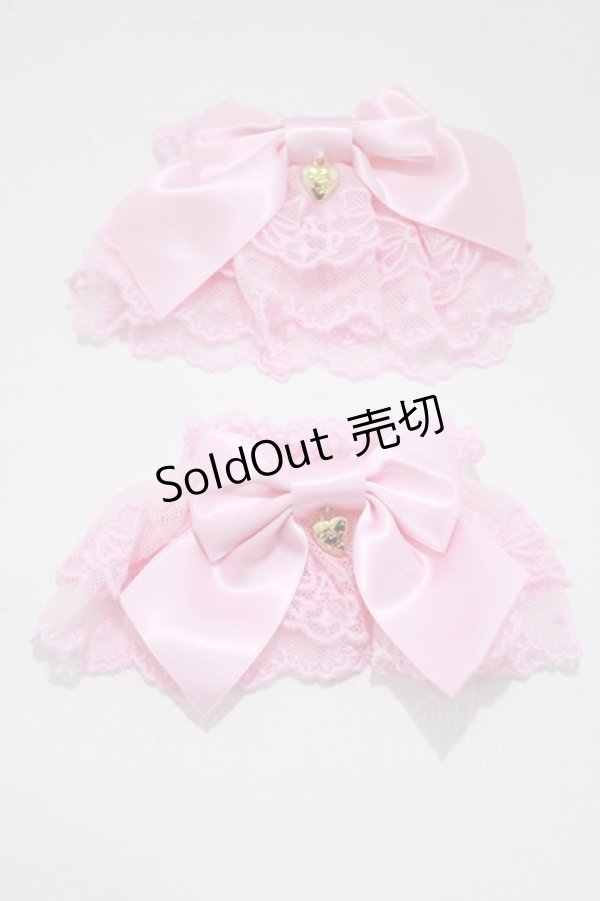 画像1: Angelic Pretty / Cute Ribbonお袖とめ  ピンク/ピンク H-25-04-05-062-AP-ZA-NS-ZH (1)