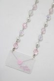 画像1: Angelic Pretty / Lovely Love Letterネックレス  ピンク H-25-04-05-068-AP-AC-NS-ZH (1)