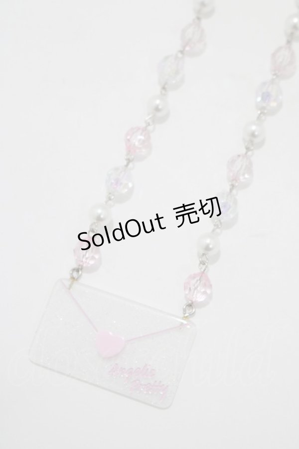 画像1: Angelic Pretty / Lovely Love Letterネックレス  ピンク H-25-04-05-068-AP-AC-NS-ZH (1)