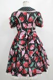 画像3: Angelic Pretty / Fresh Strawberry Dinerワンピース Free ブラック H-25-04-05-007-AP-OP-NS-ZH (3)