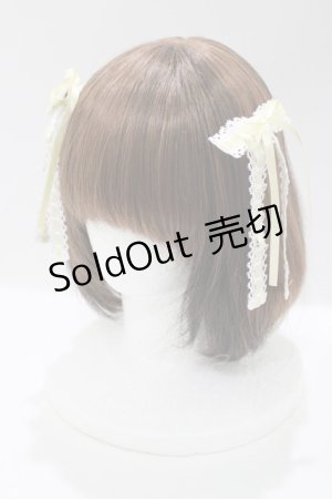 画像: BABY,THE STARS SHINE BRIGHT / Fallin' Ribbonリボンクリップ  イエロー H-25-04-05-076-BA-AC-NS-ZH