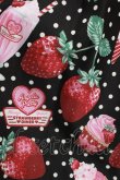 画像4: Angelic Pretty / Fresh Strawberry Dinerワンピース Free ブラック H-25-04-05-007-AP-OP-NS-ZH (4)