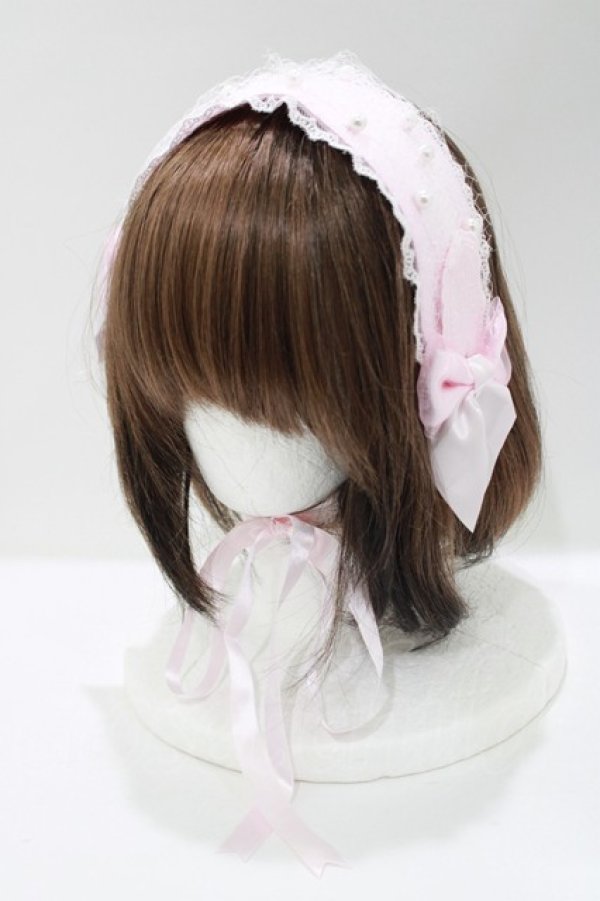 画像1: Angelic Pretty / Shadow Dream Carnivalヘッドドレス  ピンク H-25-04-05-080-AP-AC-NS-ZH (1)