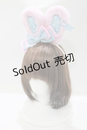 画像: Angelic Pretty / リリカルバニーカチューシャ  ピンク/サックス H-25-04-05-081-AP-AC-NS-ZH