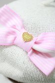 画像2: Angelic Pretty / Cuteストライプリボンサマーベレー  シロ H-25-04-05-082-AP-AC-NS-ZH (2)