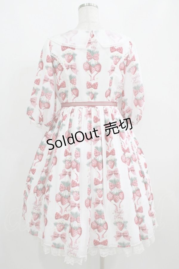 画像3: Angelic Pretty / Strawberry Dollワンピース Free シロ H-25-04-05-001-AP-OP-NS-ZH (3)