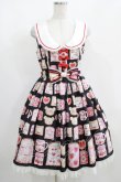 画像1: Angelic Pretty / Sunny Day Brunchジャンパースカート Free ブラック H-25-04-05-010-AP-OP-NS-ZH (1)