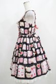 画像2: Angelic Pretty / Sunny Day Brunchジャンパースカート Free ブラック H-25-04-05-010-AP-OP-NS-ZH (2)