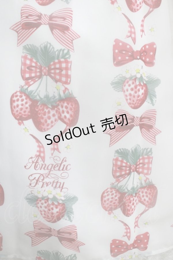 画像4: Angelic Pretty / Strawberry Dollワンピース Free シロ H-25-04-05-001-AP-OP-NS-ZH (4)