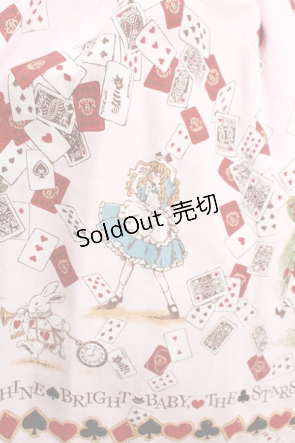画像4: BABY,THE STARS SHINE BRIGHT / TRUMP ALICE柄ジャンパースカートI Free ピンク H-25-04-05-011-BA-OP-NS-ZH (4)