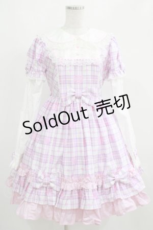 画像: Angelic Pretty / Sprinkle Heart Tartanワンピース Free シロ H-25-04-05-002-AP-OP-NS-ZH