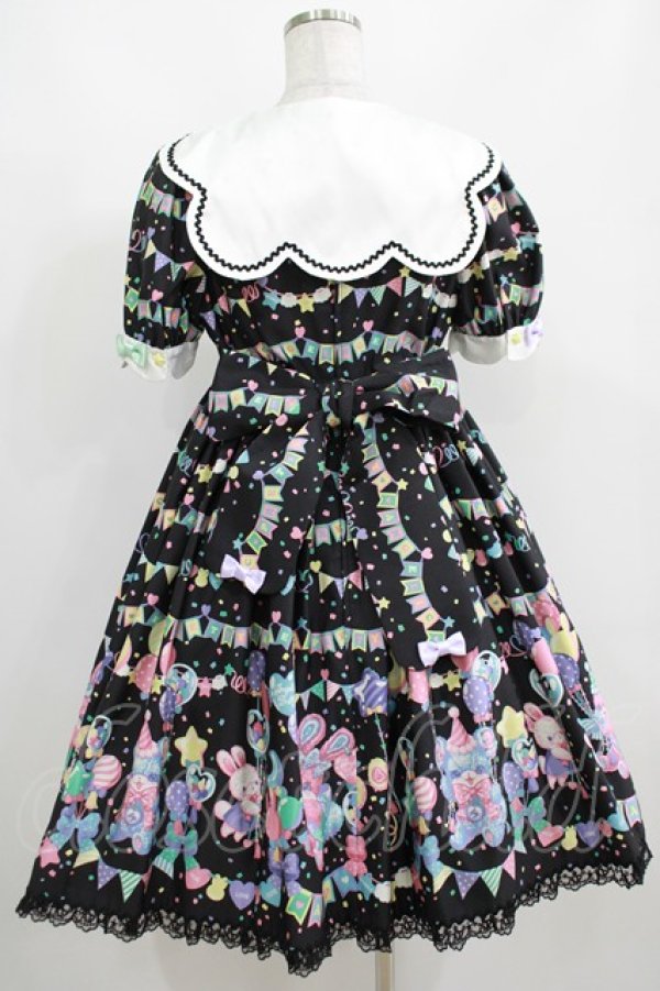 画像3: Angelic Pretty / Happy Garlandワンピース Free ブラック H-25-04-05-014-AP-OP-NS-ZH (3)