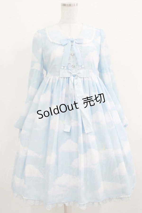 画像1: Angelic Pretty / Misty Skyワンピース Free サックス H-25-04-05-015-AP-OP-NS-ZH (1)