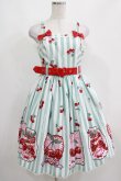 画像1: Angelic Pretty / Cherry Stampジャンパースカート Free ミント H-25-04-05-003-AP-OP-NS-ZH (1)