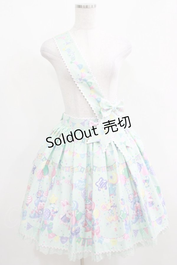 画像1: Angelic Pretty / Happy Garlandスカート Free ミント H-25-04-05-023-AP-SK-NS-ZH (1)
