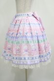 画像2: Angelic Pretty / Fancy Borderスカート Free ピンク H-25-04-05-024-AP-SK-NS-ZH (2)