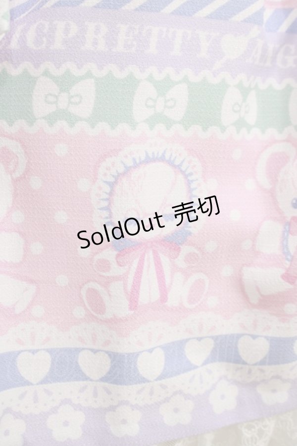 画像5: Angelic Pretty / Fancy Borderスカート Free ピンク H-25-04-05-024-AP-SK-NS-ZH (5)